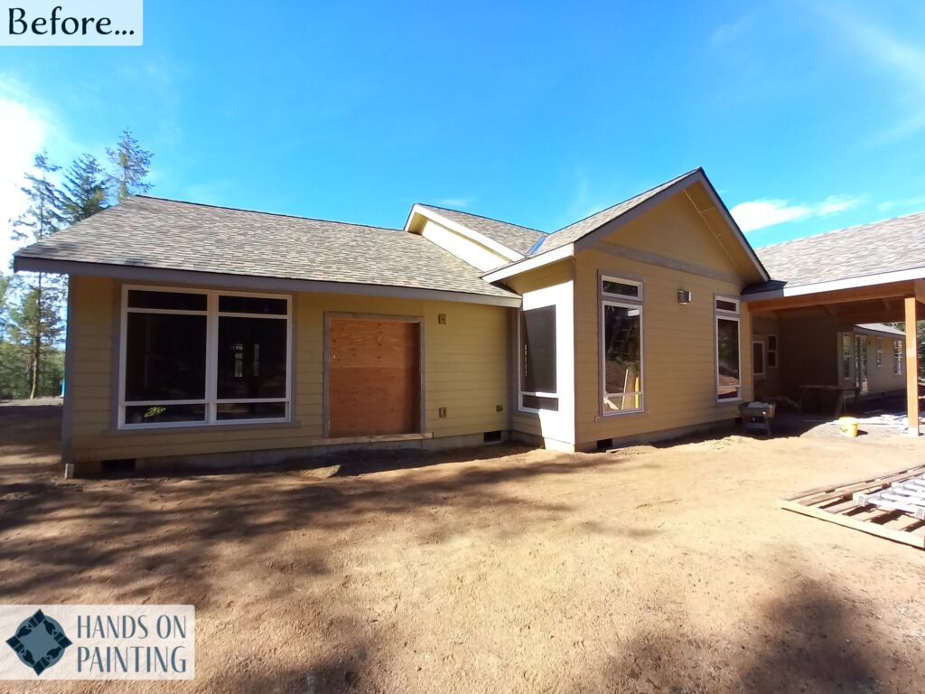 Washougal home exterior before painting